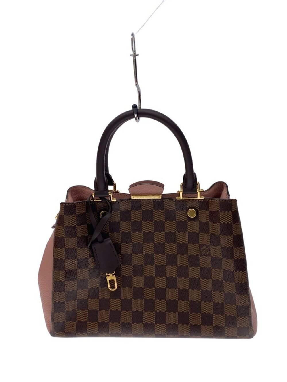 LOUIS VUITTON Brittany Damier Ebene Brown Noir Black Brown